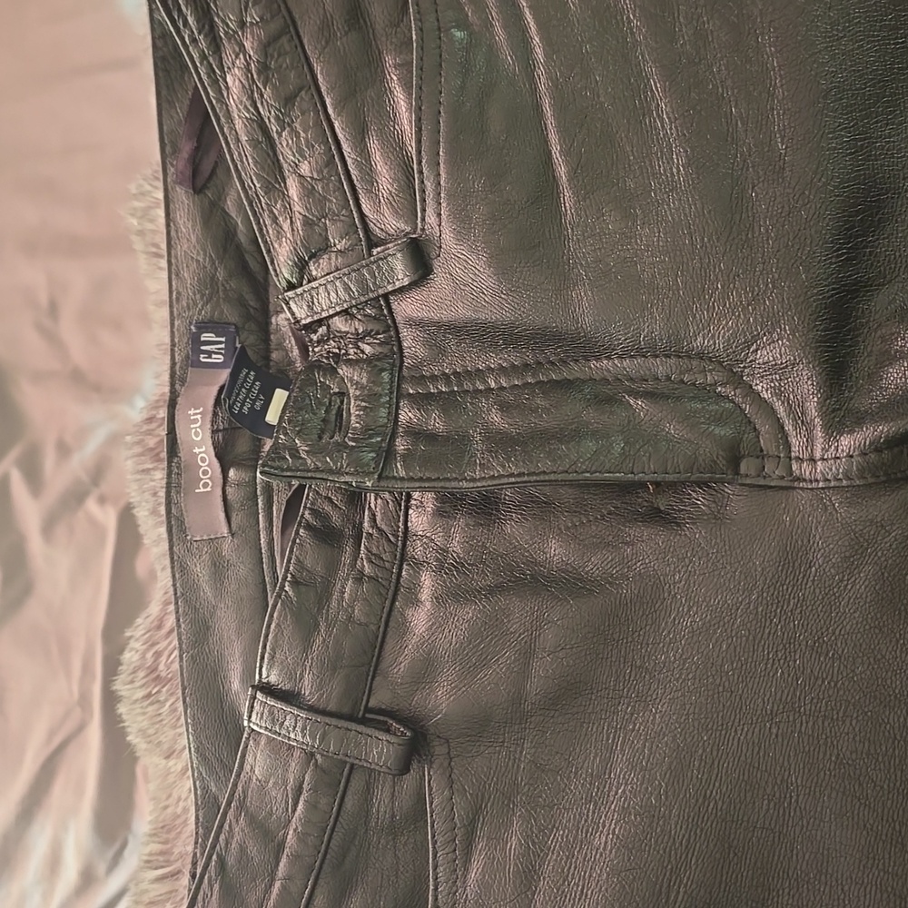 Gap womens leather pants